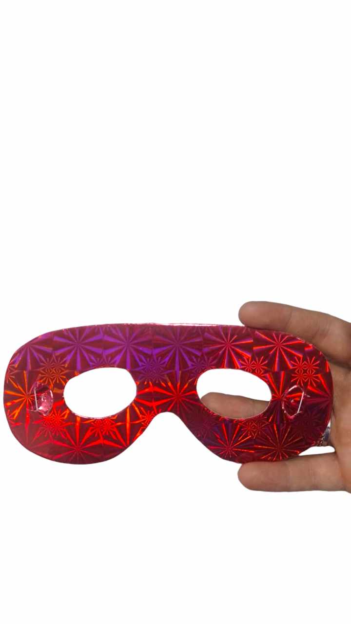 MASCARA CARNAVAL HOLOGRAFICA REDONDA
